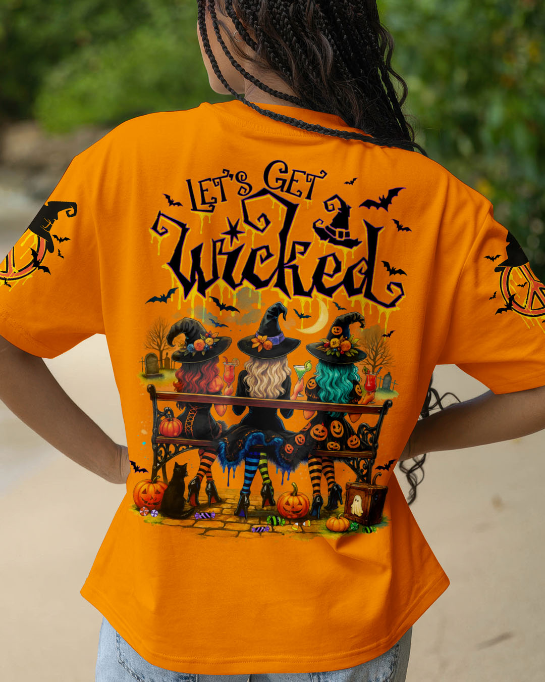 LET'S GET WICKED HALLOWEEN ALL OVER PRINT - TY1707251