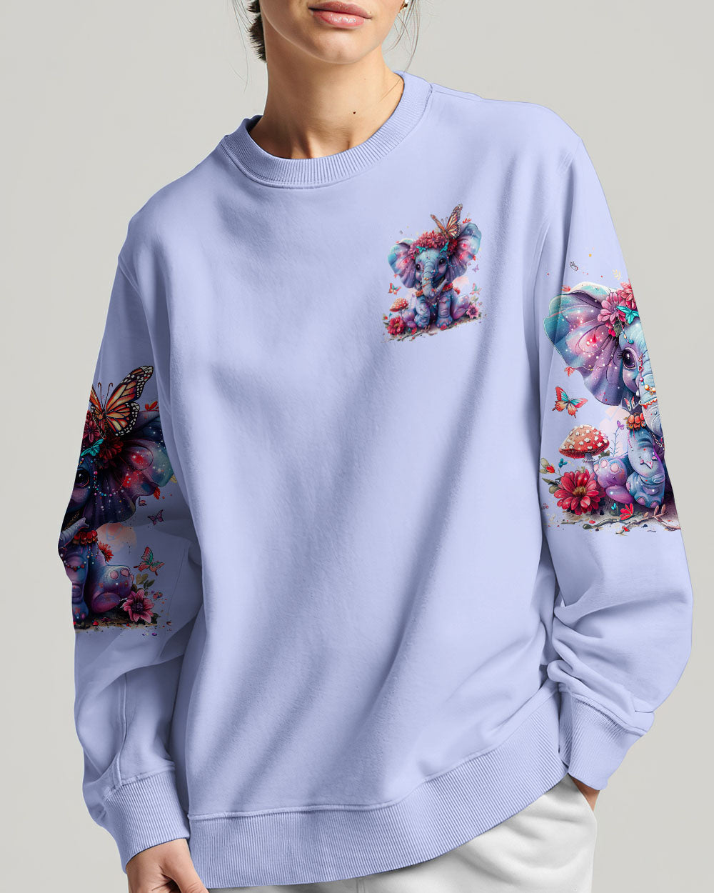 NEVER LEAVE YOURSELF BEHIND ELEPHANT ALL OVER PRINT - TY1803241