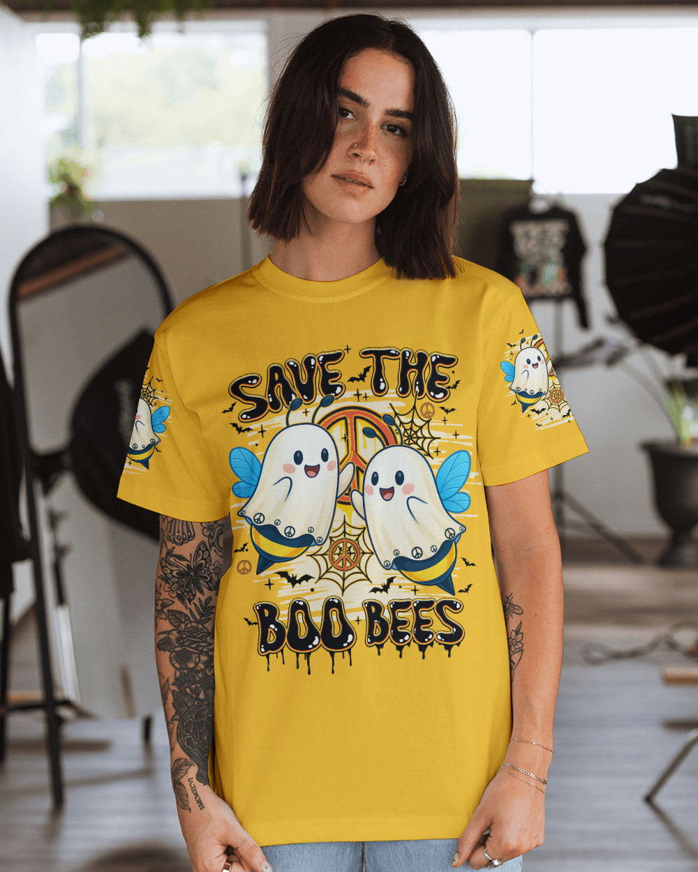SAVE THE BOO BEES HALLOWEEN ALL OVER PRINT - TY1807251