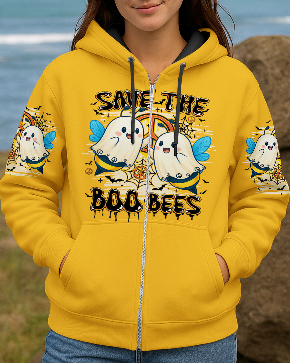 SAVE THE BOO BEES HALLOWEEN ALL OVER PRINT - TY1807251