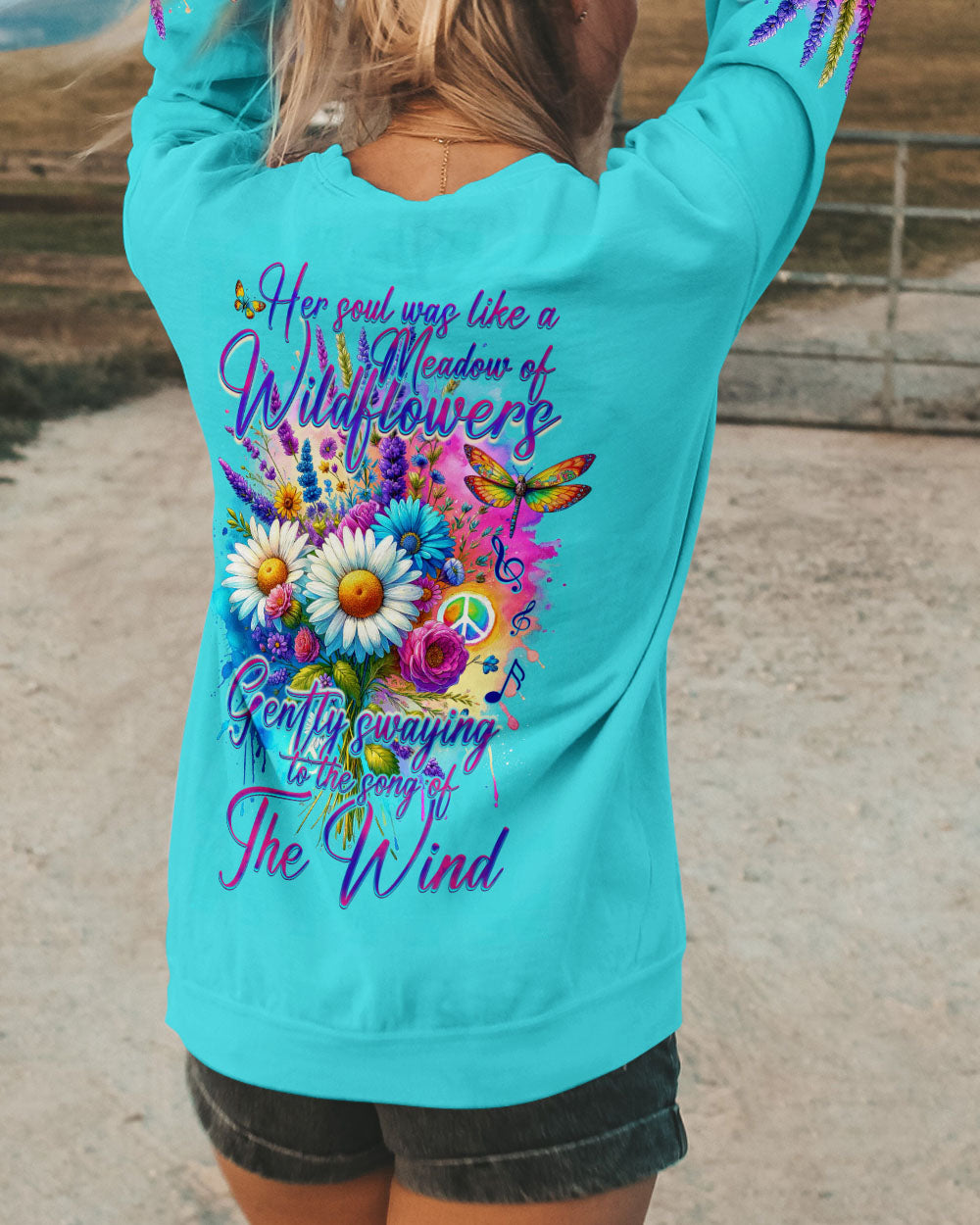 HER SOUL WAS LIKE A MEADOW OF WILDFLOWERS ALL OVER PRINT - TY1812231