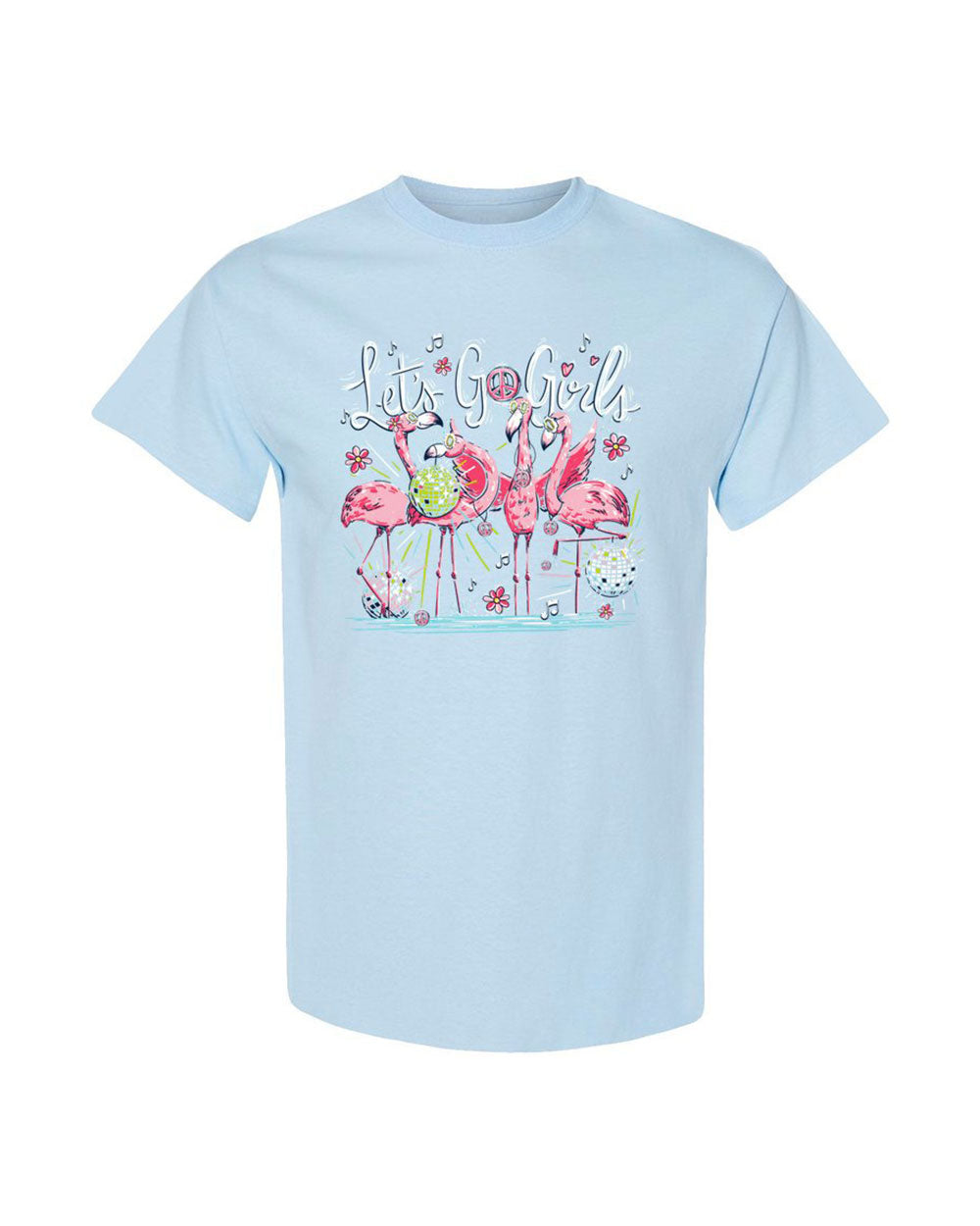 LET'S GO GIRLS FLAMINGO COTTON SHIRT - TY1906232