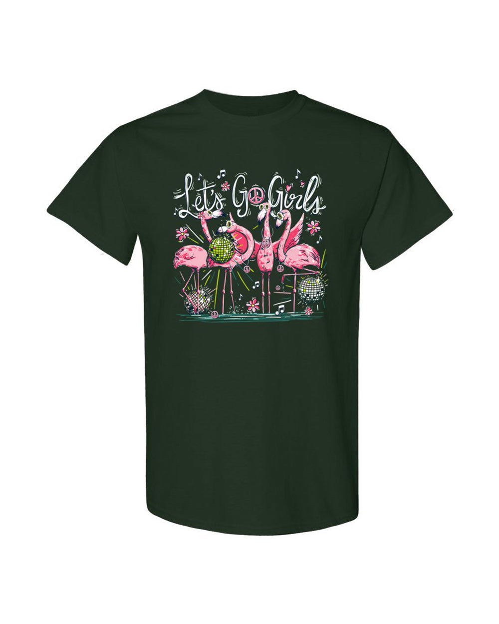 LET'S GO GIRLS FLAMINGO COTTON SHIRT - TY1906232