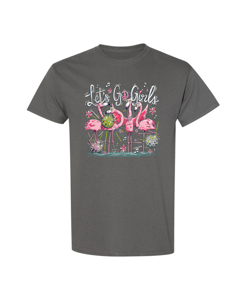 LET'S GO GIRLS FLAMINGO COTTON SHIRT - TY1906232