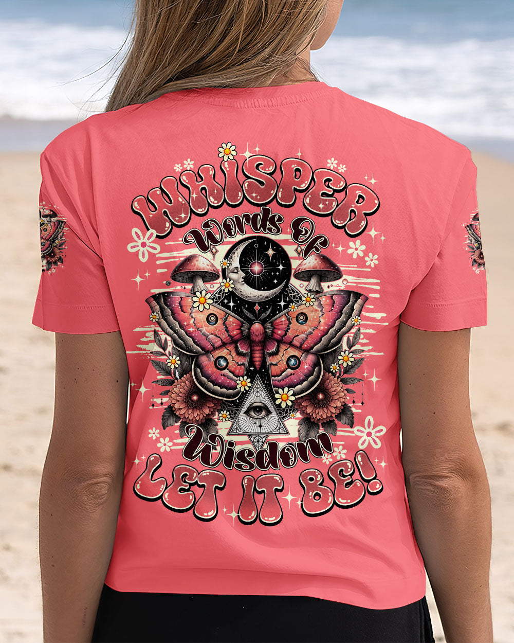 WHISPER WORDS OF WISDOM LET IT BE BUTTERFLY ALL OVER PRINT - TY1908251