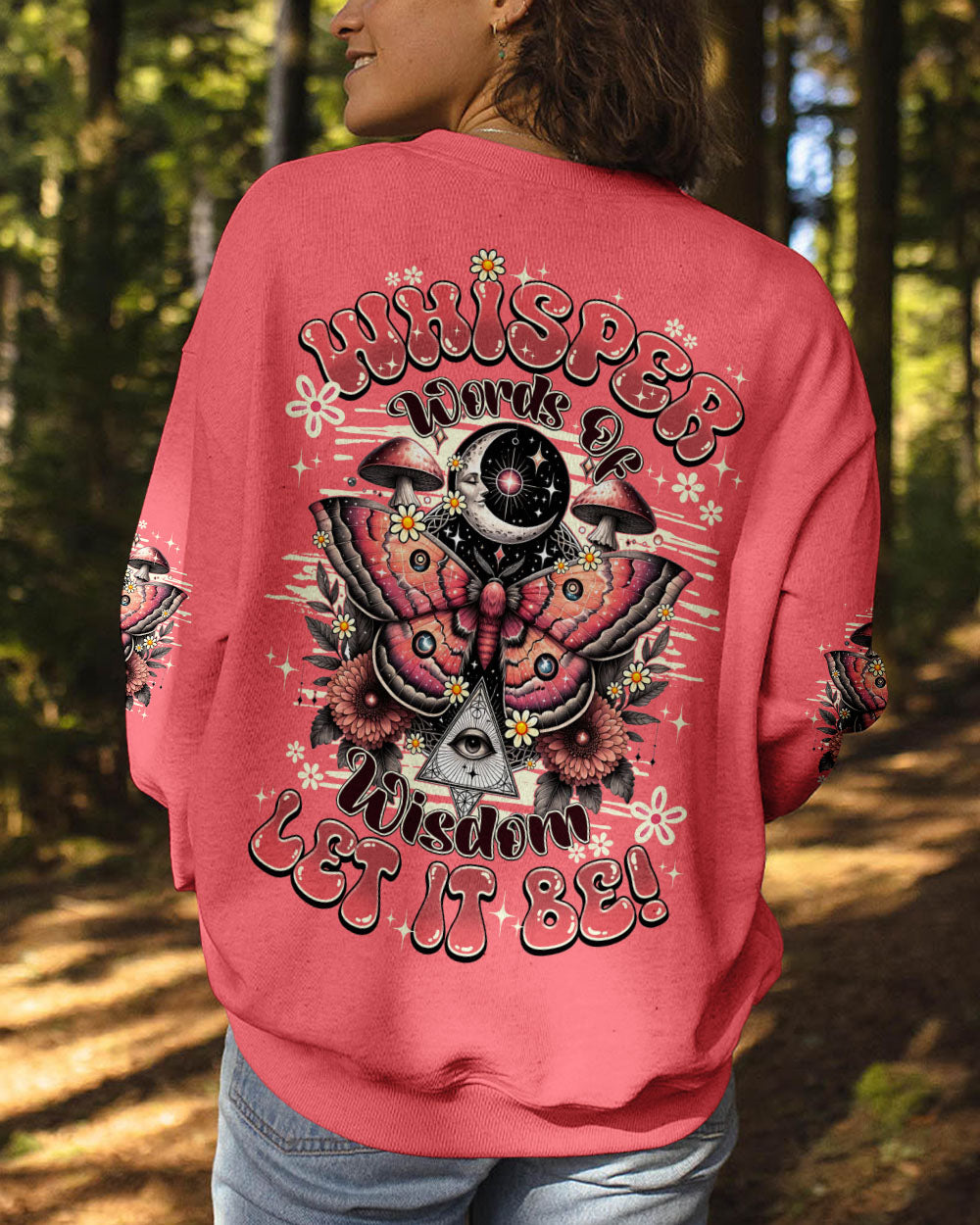 WHISPER WORDS OF WISDOM LET IT BE BUTTERFLY ALL OVER PRINT - TY1908251