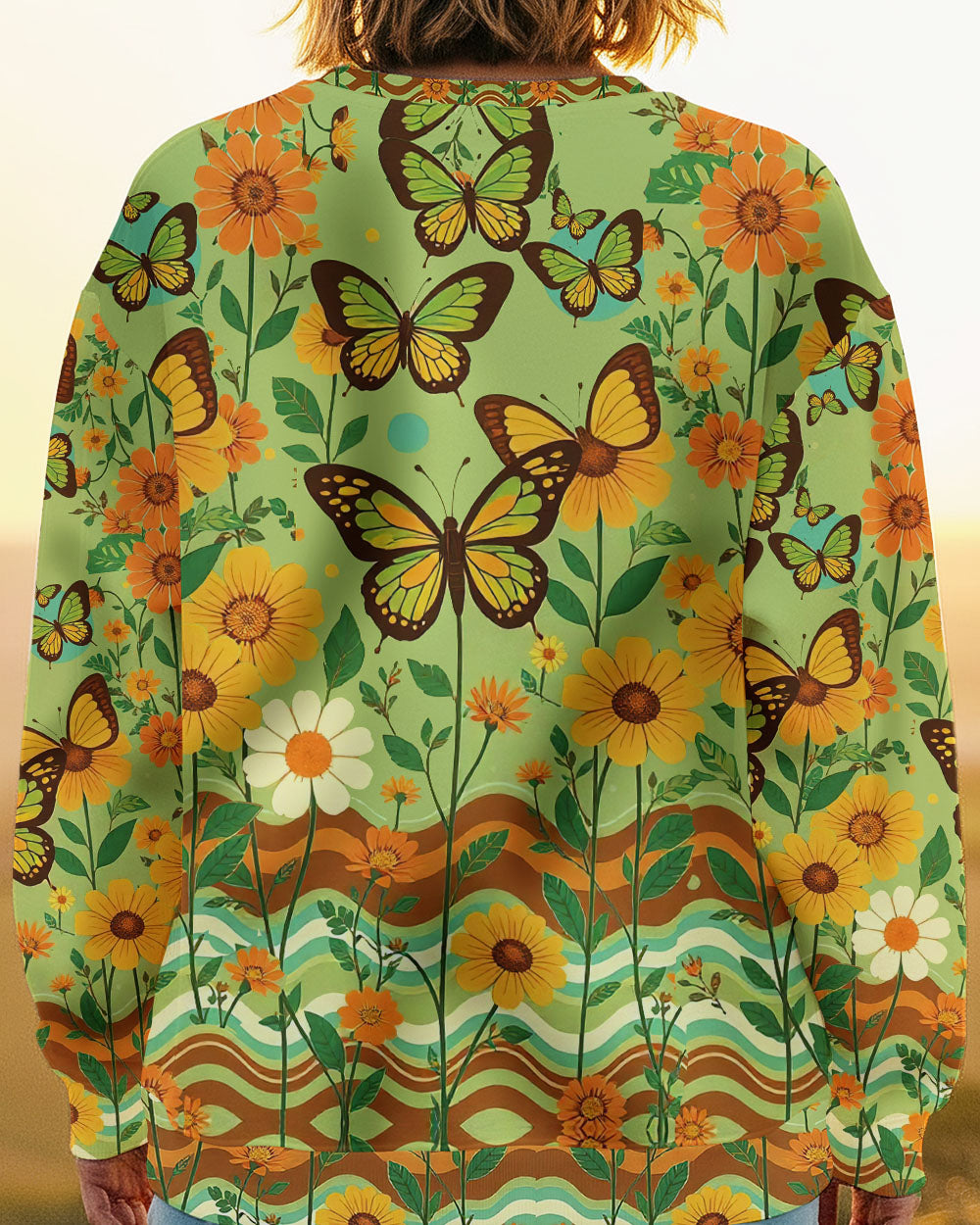 BOHO BUTTERFLIES HIPPIE ALL OVER PRINT - TY1911251