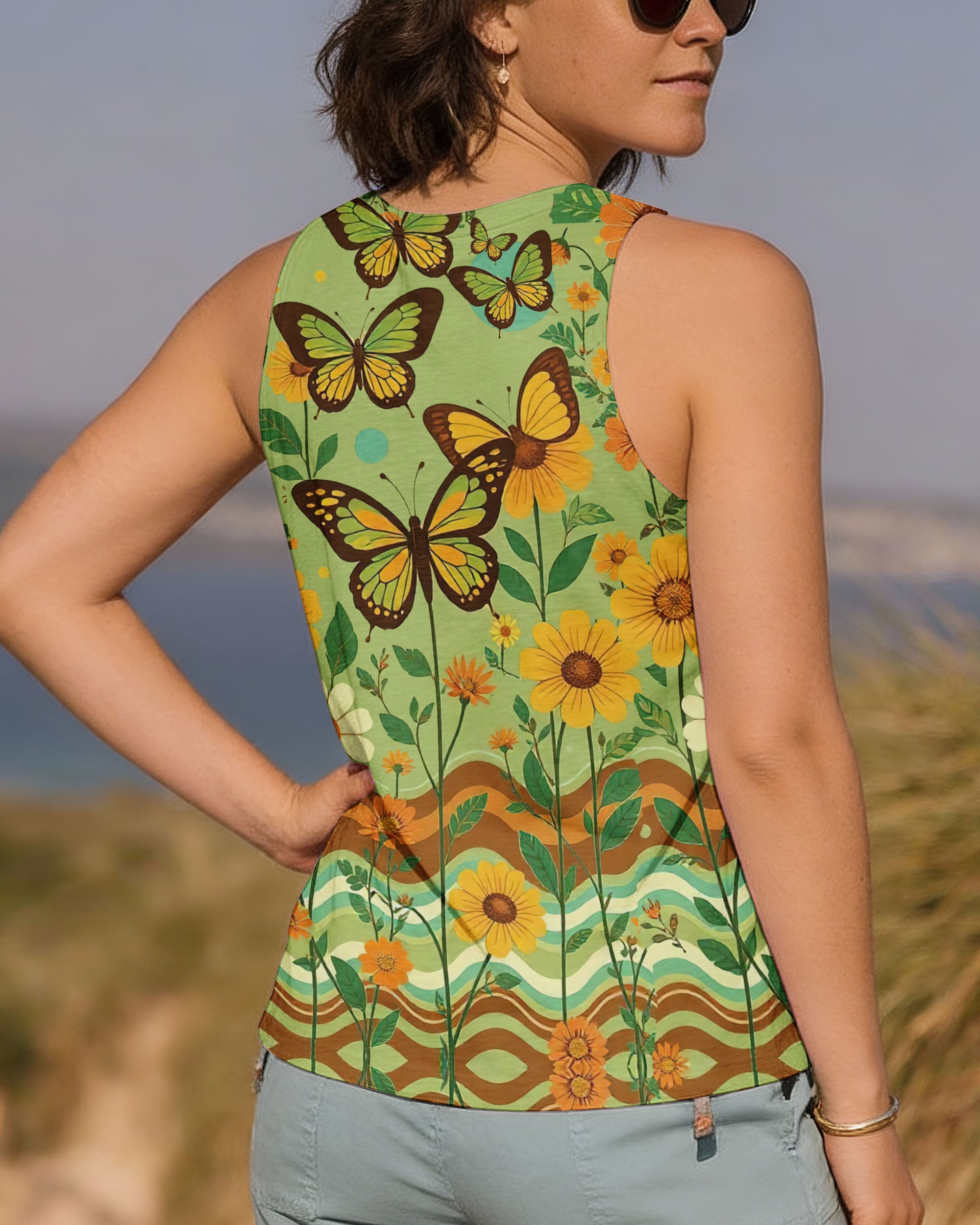 BOHO BUTTERFLIES HIPPIE ALL OVER PRINT - TY1911251