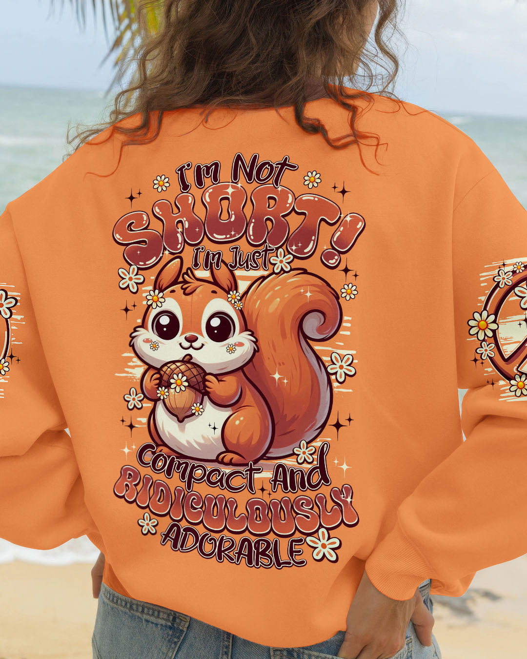 I'M NOT SHORT SQUIRREL ALL OVER PRINT - TY2008251