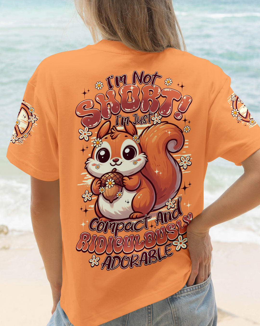 I'M NOT SHORT SQUIRREL ALL OVER PRINT - TY2008251