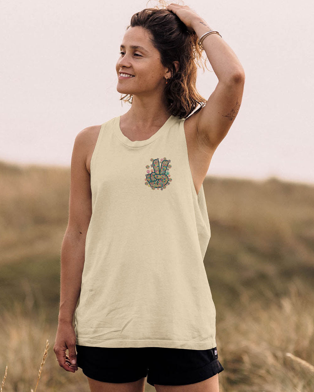BE YOU THE WORLD WILL ADJUST VINTAGE ALL OVER PRINT - TY2108241