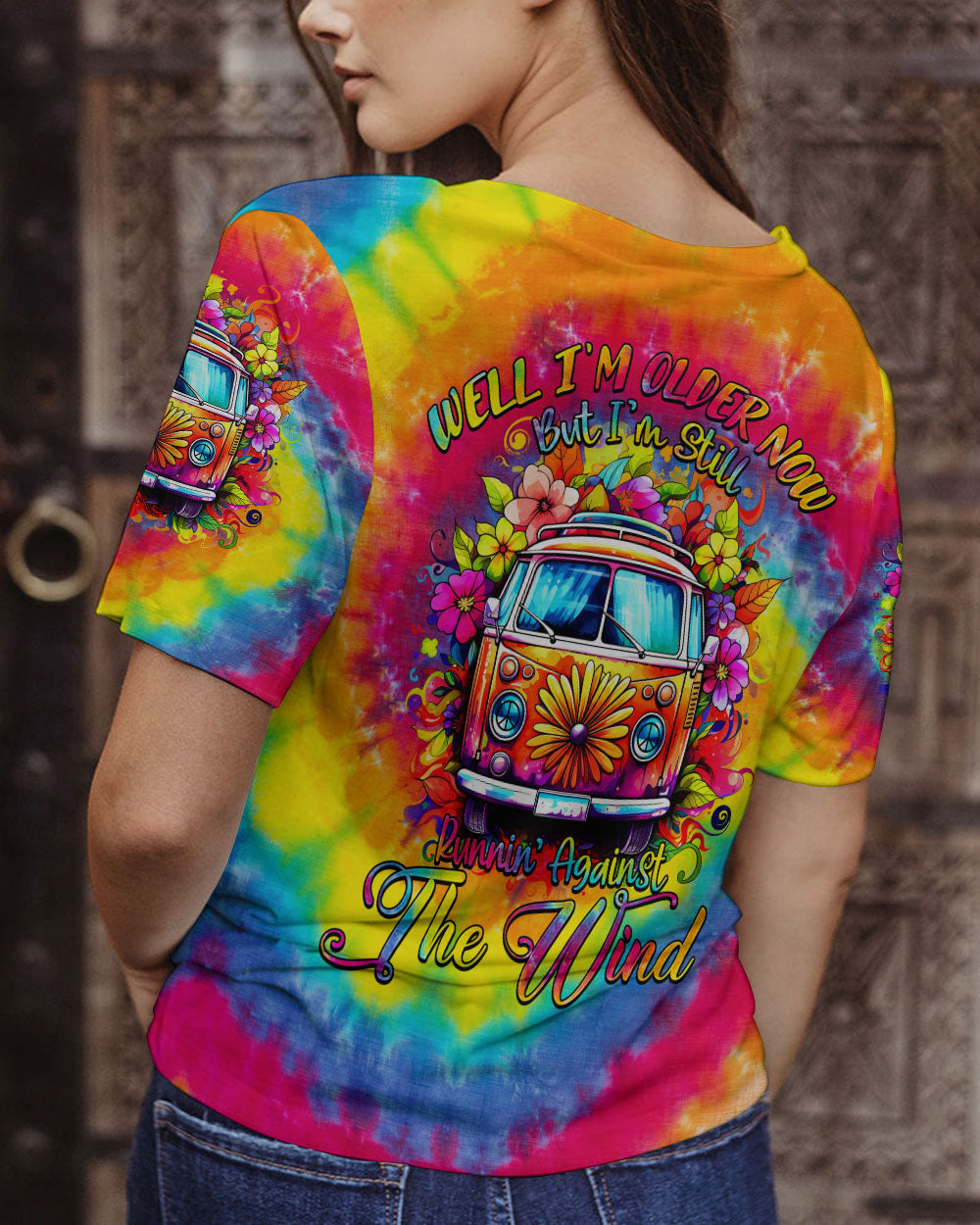 RUNNING AGAINST THE WIND TIE DYE ALL OVER PRINT - TY2207236
