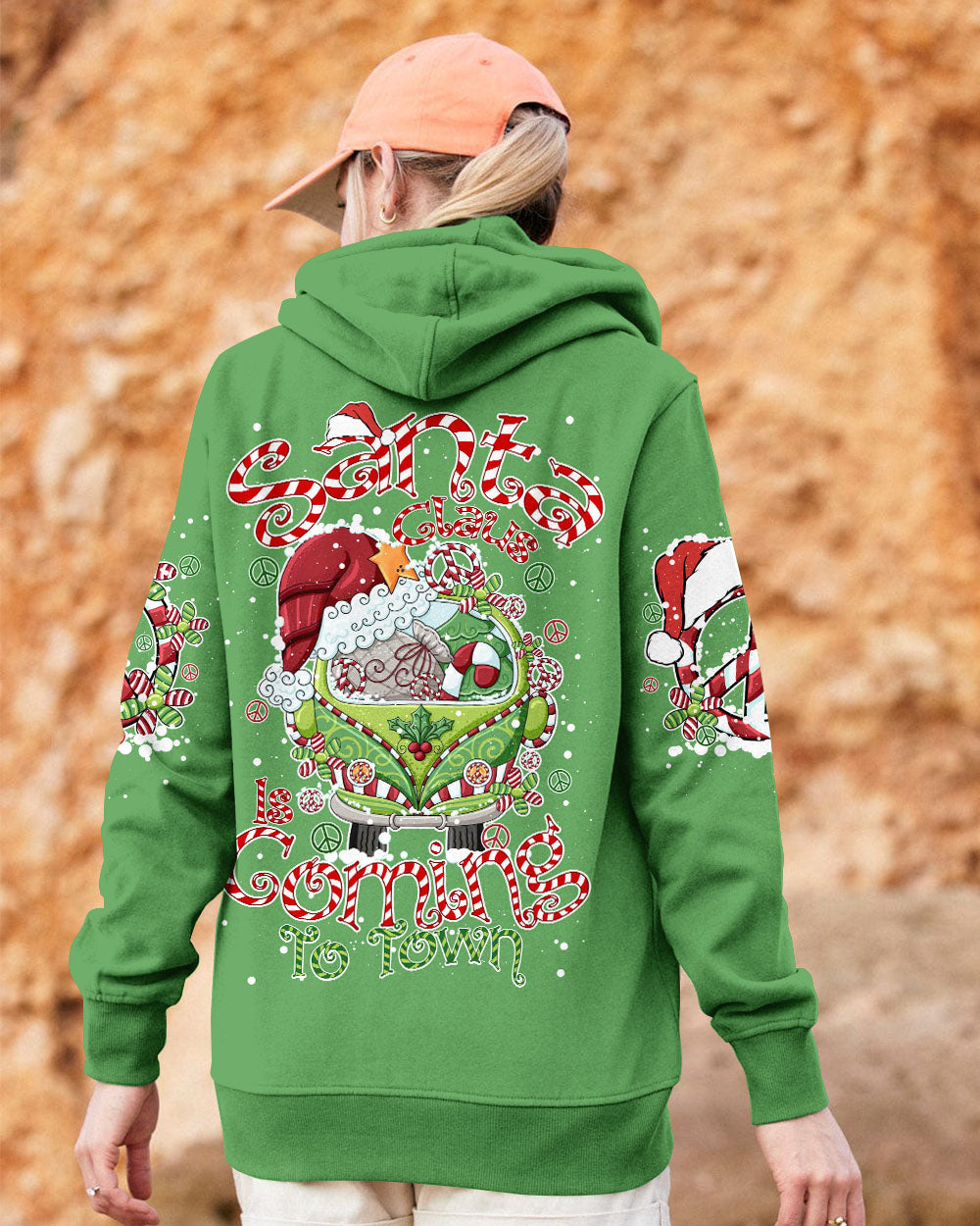 SANTA CLAUS IS COMING CHRISTMAS ALL OVER PRINT - TY2210241