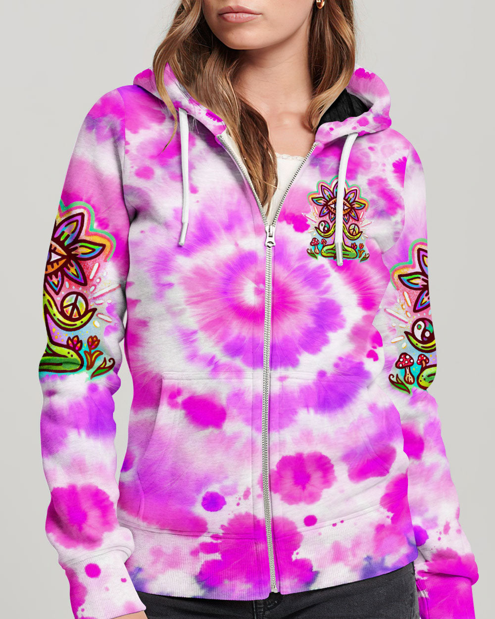 JUST BREATHE TIE DYE ALL OVER PRINT - TY2305242