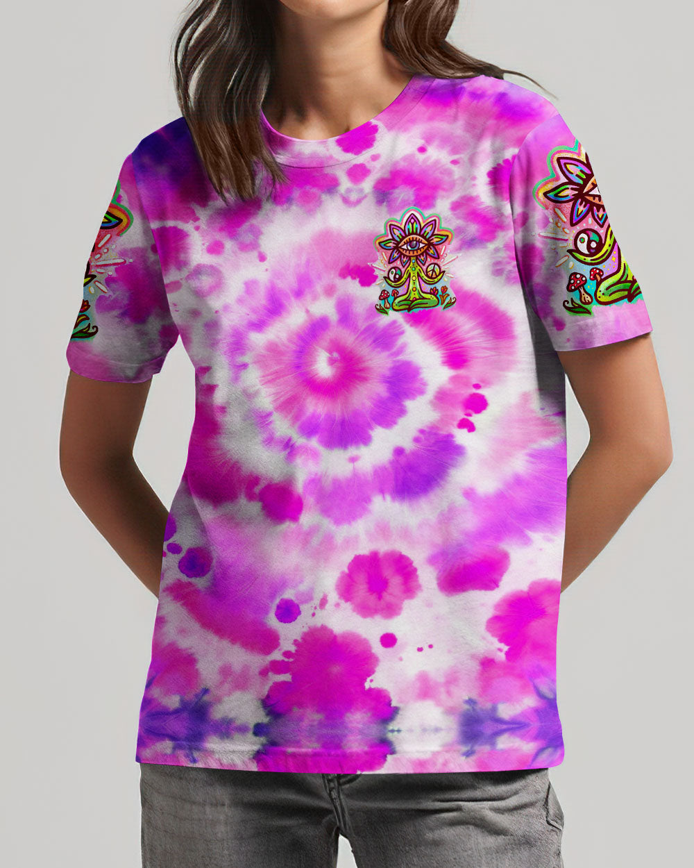 JUST BREATHE TIE DYE ALL OVER PRINT - TY2305242