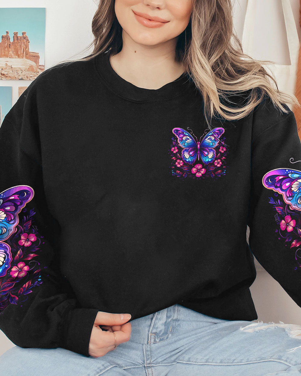 YOUR ENERGY IS CELEBRATED BUTTERFLY ALL OVER PRINT - TY2308232