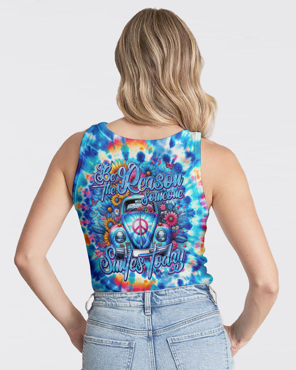 BE THE REASON SOMEONE SMILES TODAY TIE DYE ALL OVER PRINT - TY2401242