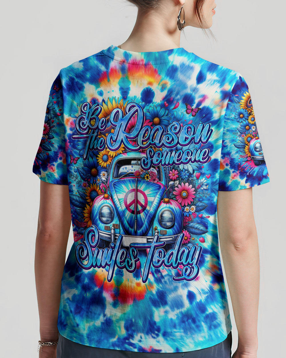 BE THE REASON SOMEONE SMILES TODAY TIE DYE ALL OVER PRINT - TY2401242