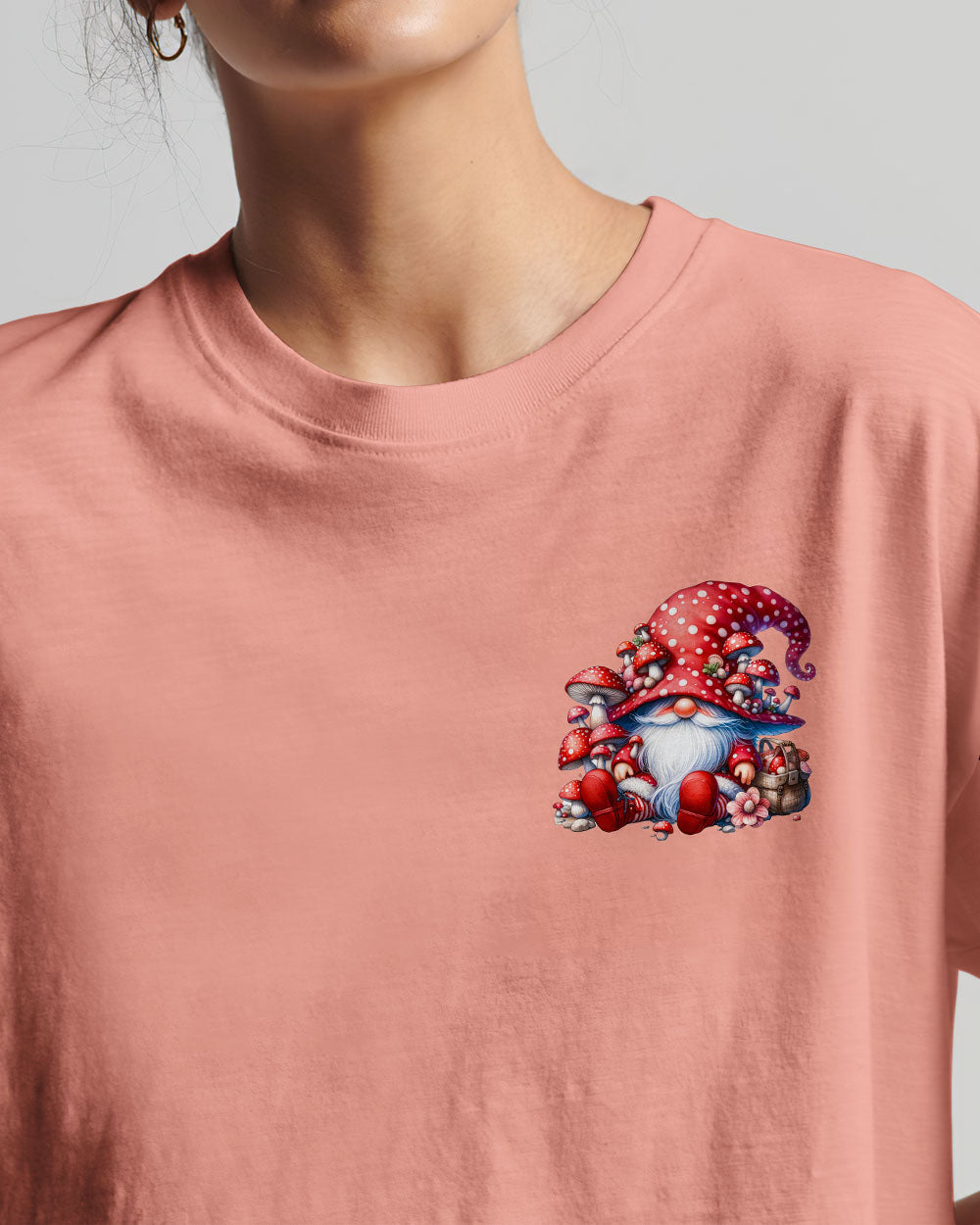 EAT MUSHROOMS SEE THE UNIVERSE GNOME ALL OVER PRINT - TY2404241