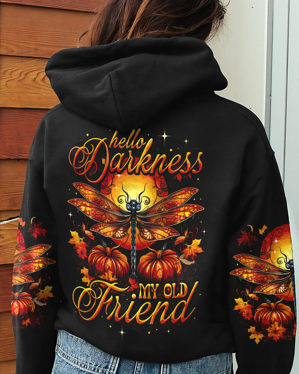 HELLO DARKNESS MY OLD FRIEND DRAGONFLY ALL OVER PRINT - TY2407231