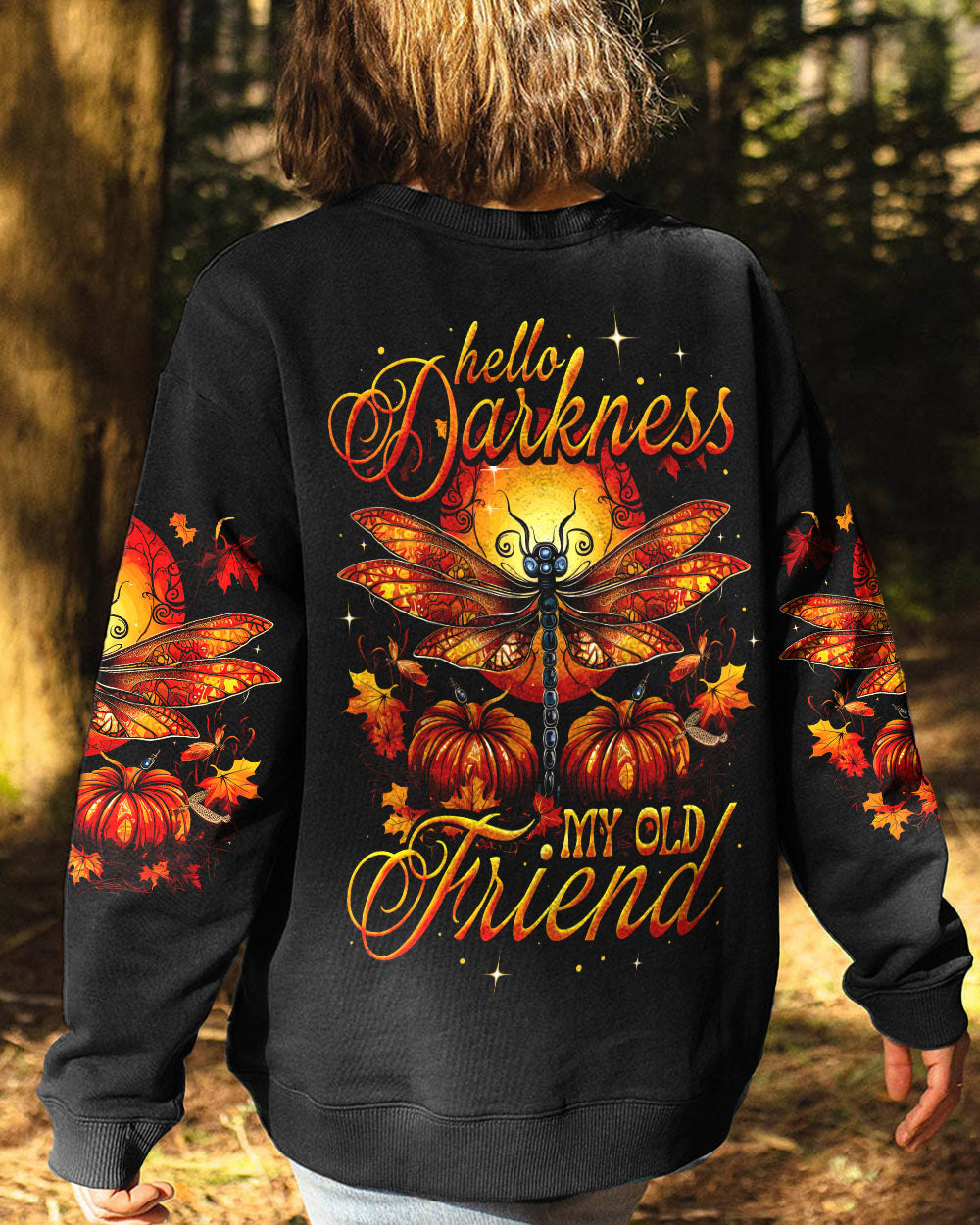 HELLO DARKNESS MY OLD FRIEND DRAGONFLY ALL OVER PRINT - TY2407231