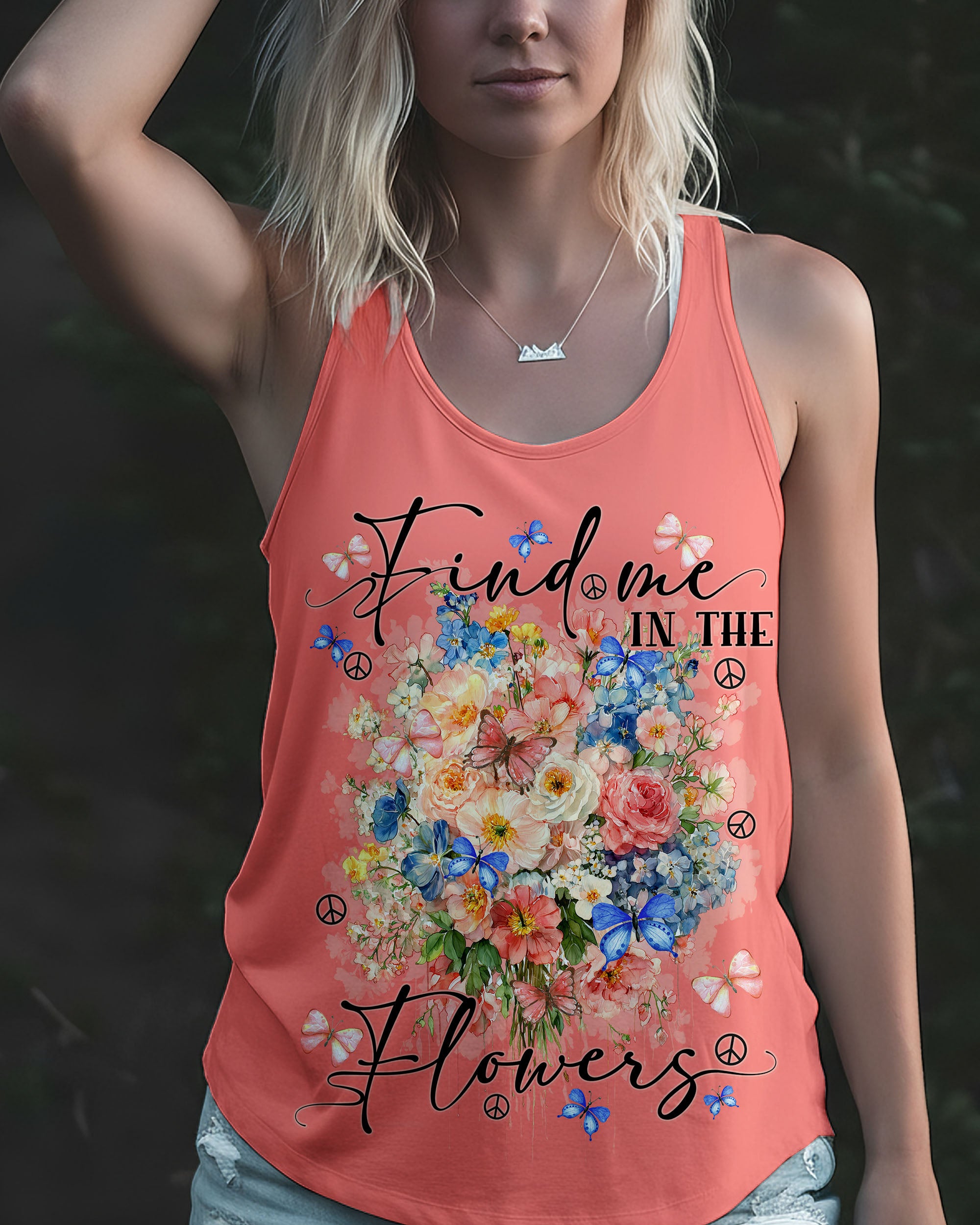 FIND ME IN THE FLOWERS ALL OVER PRINT - TY2411251