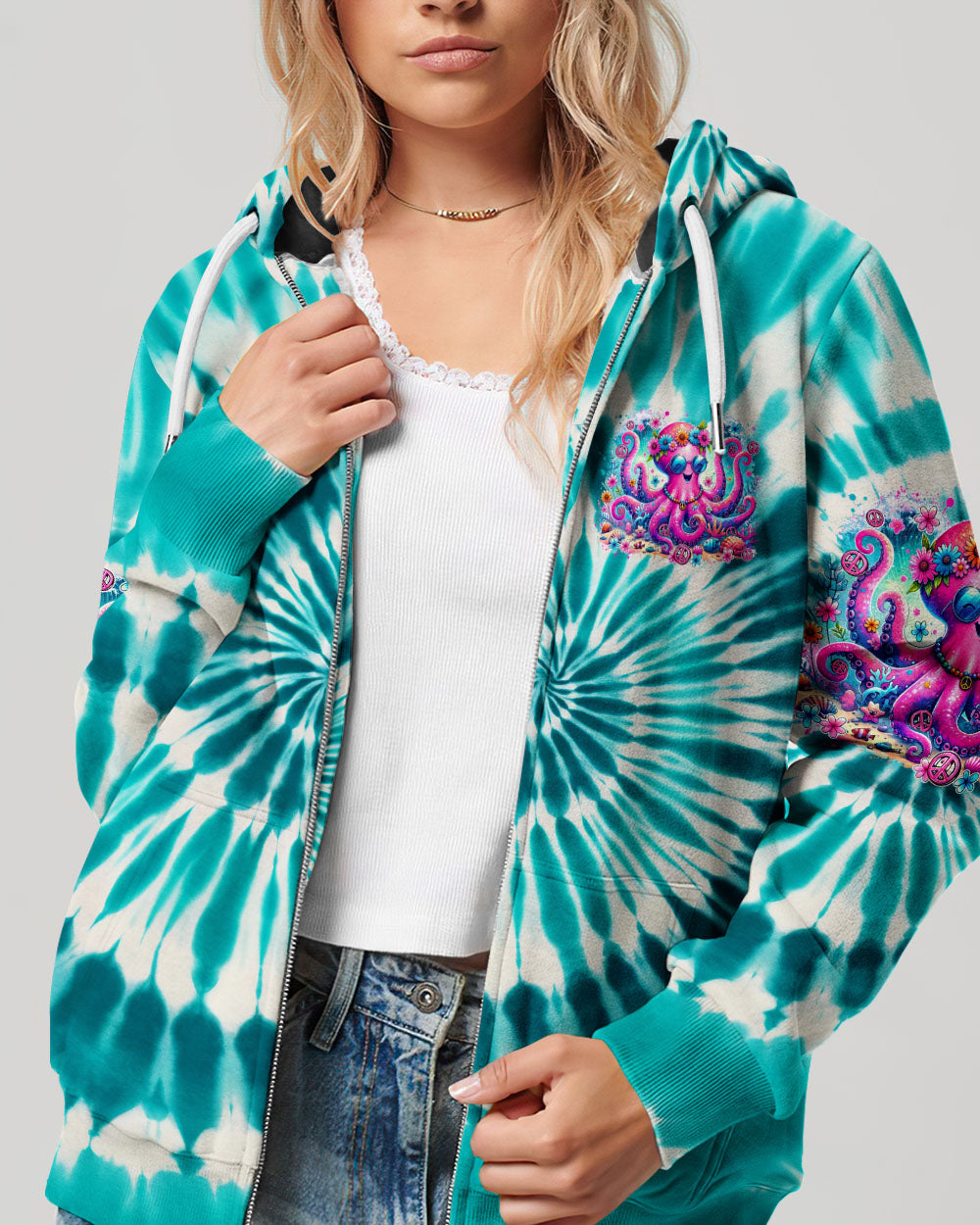 SOMETIMES I WISH I WAS AN OCTOPUS TIE DYE ALL OVER PRINT - TY2505241
