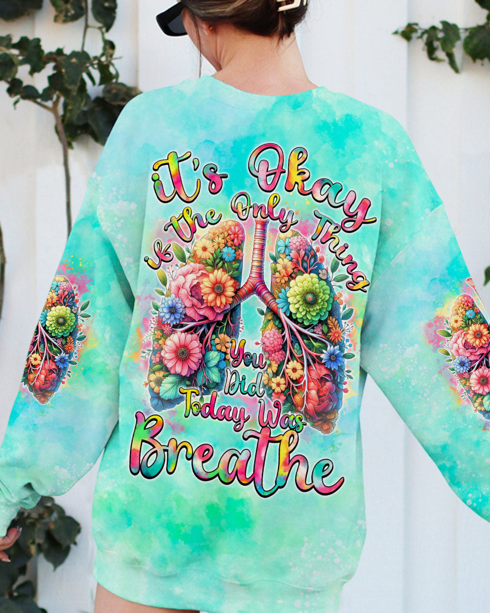TODAY WAS BREATH LUNG FLOWERS ALL OVER PRINT - TY2511242