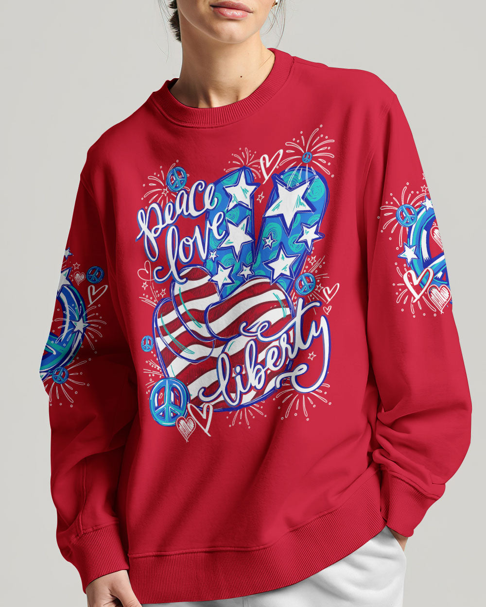 PEACE LOVE LIBERTY ALL OVER PRINT - TY2604241