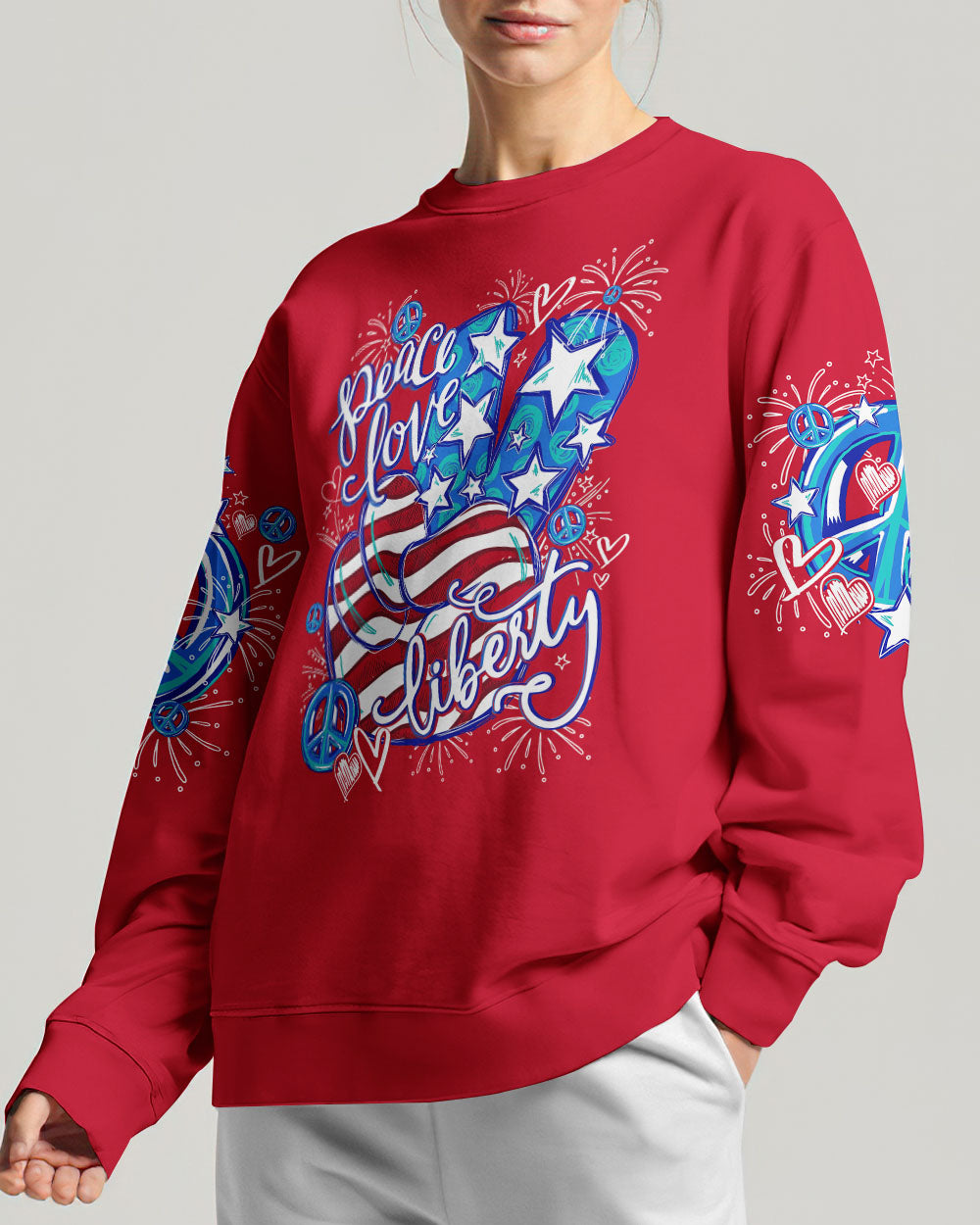 PEACE LOVE LIBERTY ALL OVER PRINT - TY2604241