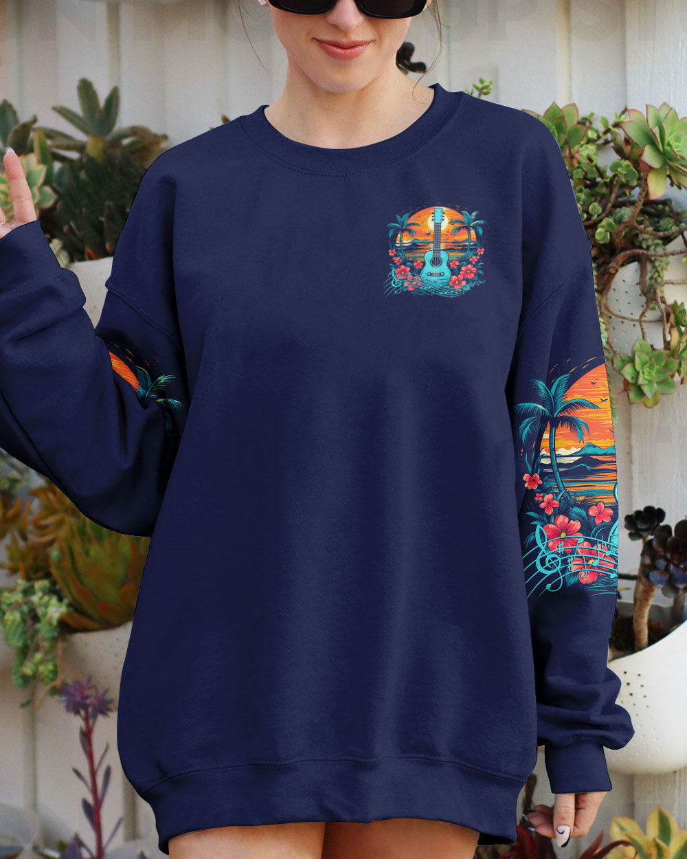 SWIM THE SEA GUITAR ALL OVER PRINT - TY2605231