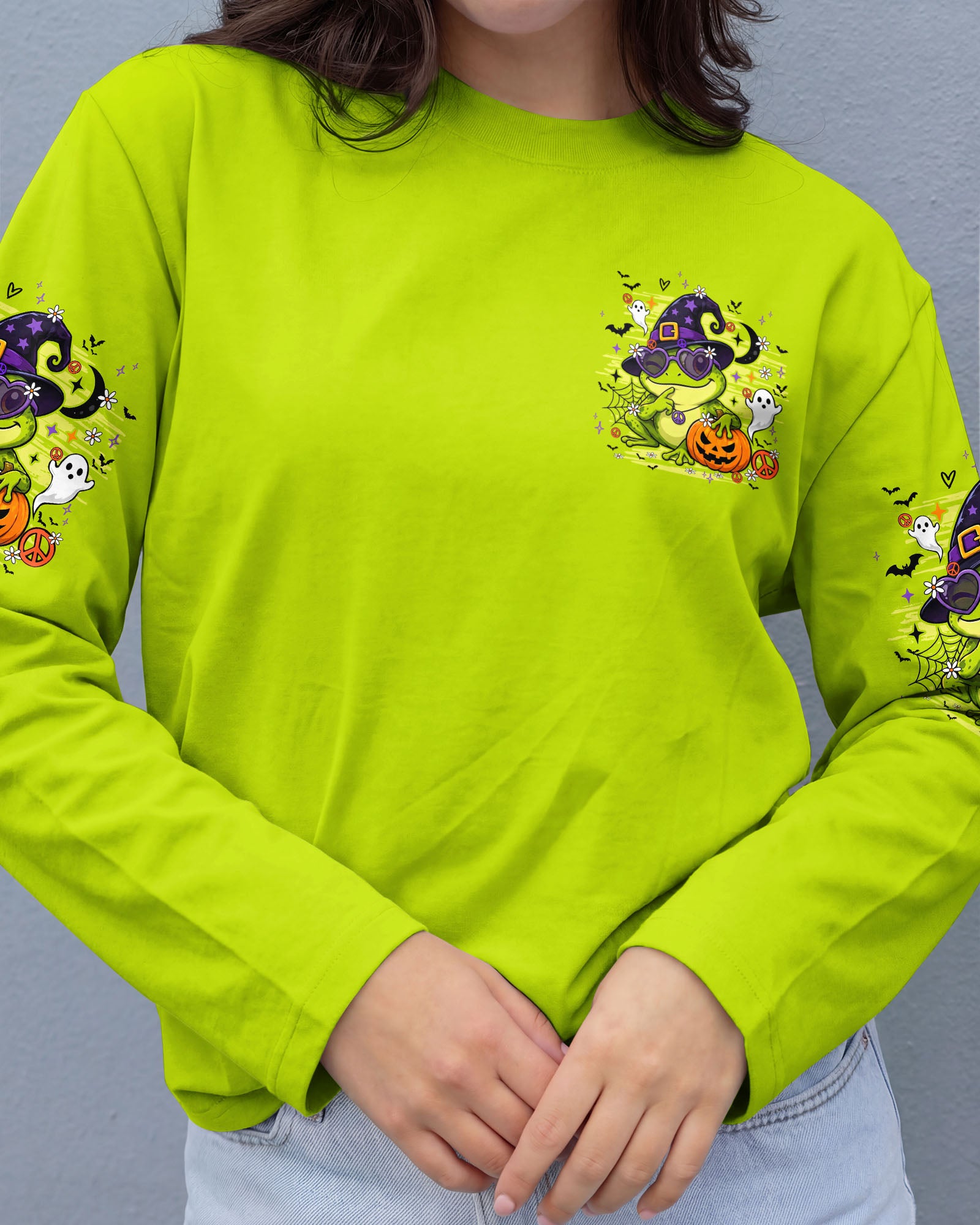 A WEE BIT WICKED FROG WITCH HALLOWEEN ALL OVER PRINT - TY2707261