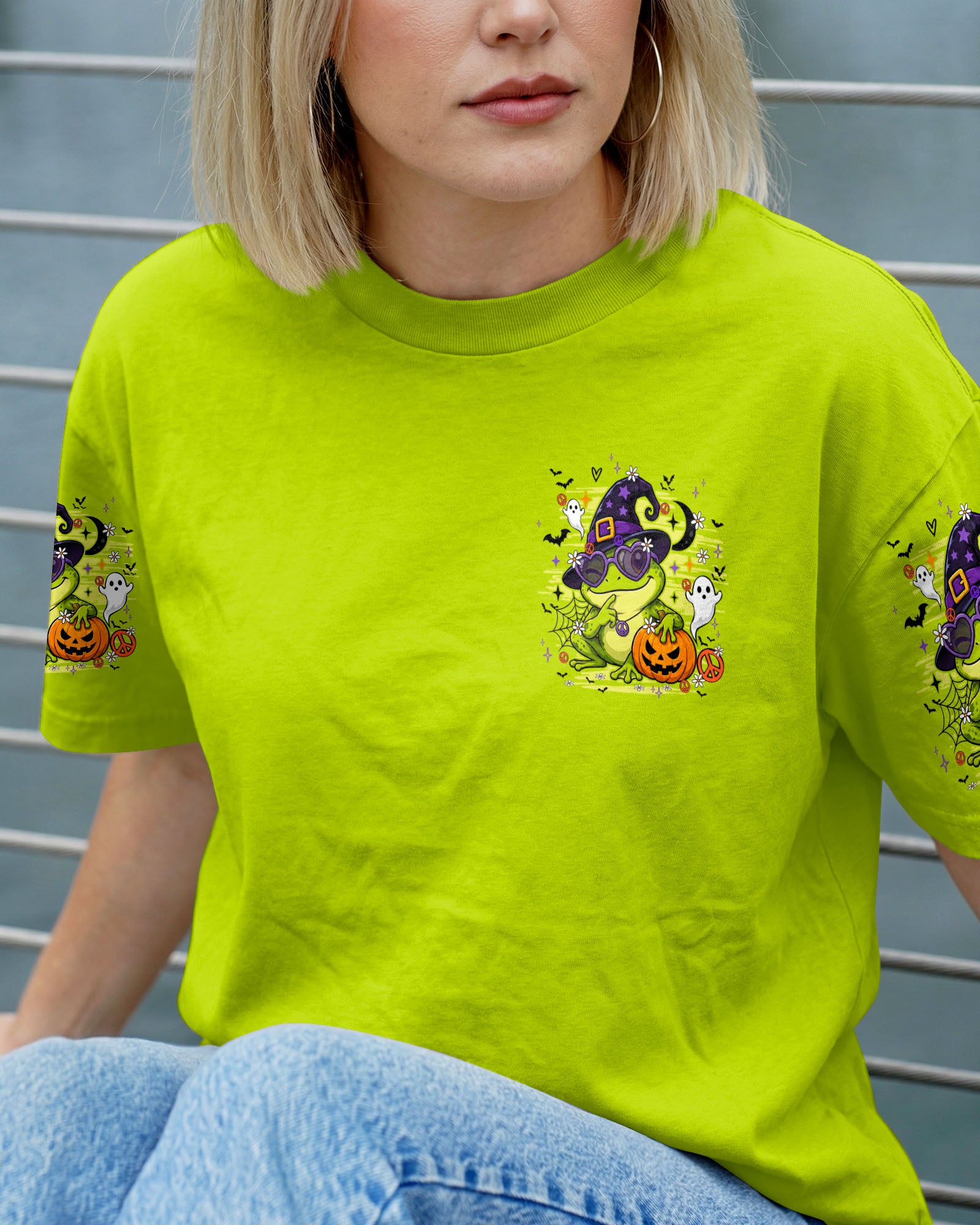 A WEE BIT WICKED FROG WITCH HALLOWEEN ALL OVER PRINT - TY2707261