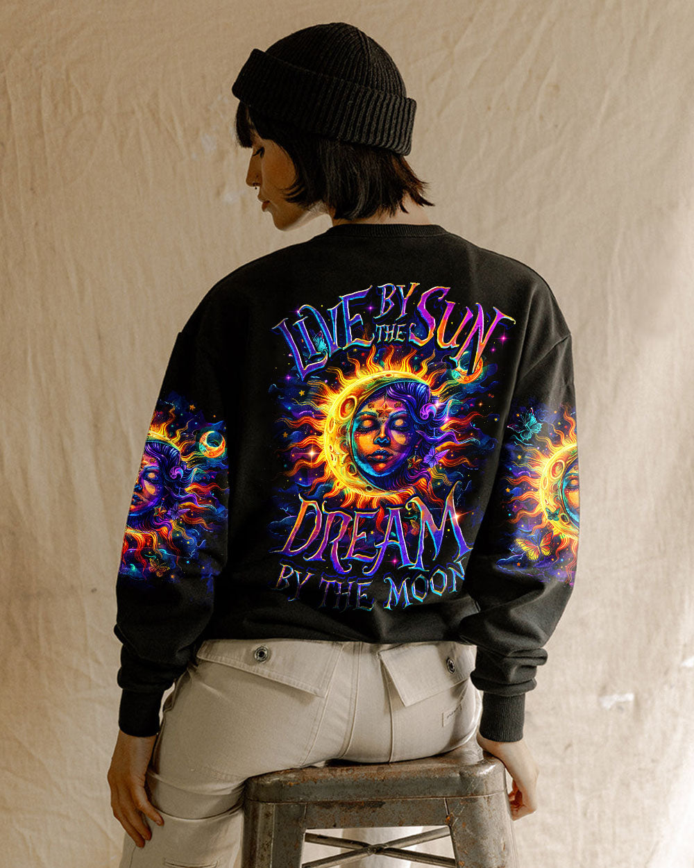 LIVE BY THE SUN DREAM BY THE MOON ALL OVER PRINT - TY2802242