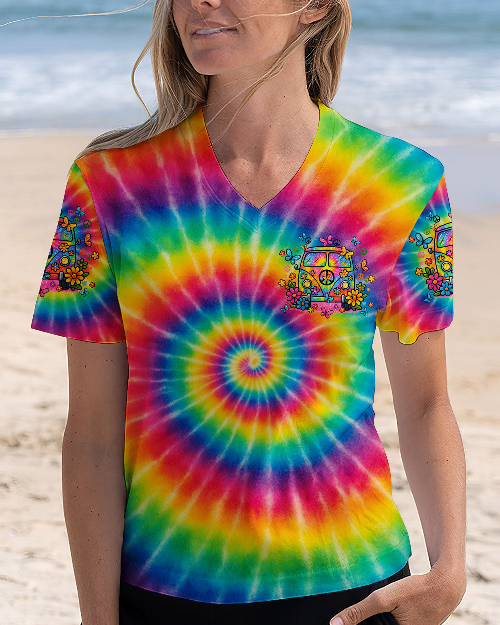 RUNNING AGAINST THE WIN TIE DYE ALL OVER PRINT - TY2803251