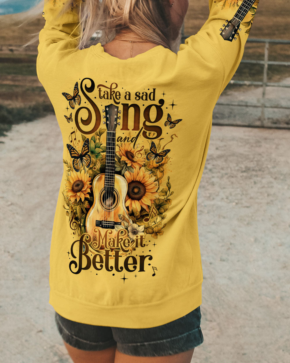 MAKE IT BETTER GUITAR ALL OVER PRINT - TY2808234