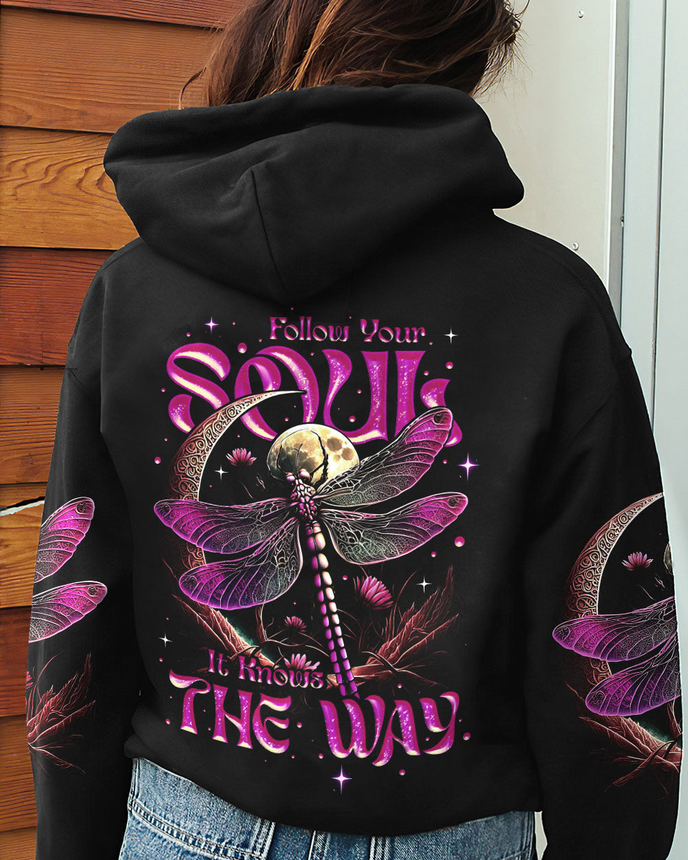 FOLLOW YOUR SOUL DRAGONFLY ALL OVER PRINT - TY2905231
