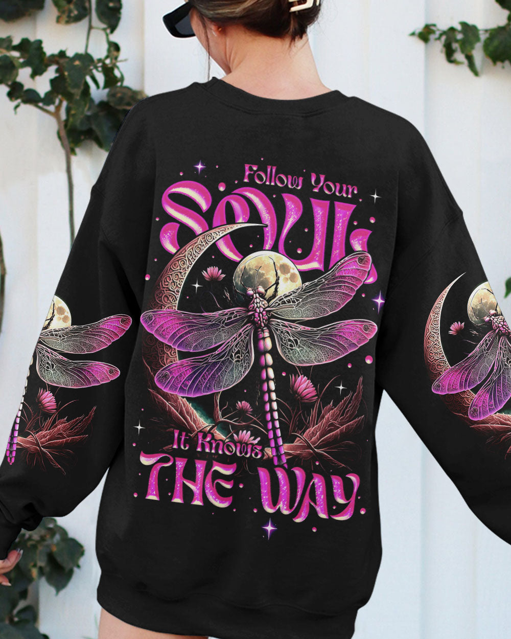 FOLLOW YOUR SOUL DRAGONFLY ALL OVER PRINT - TY2905231