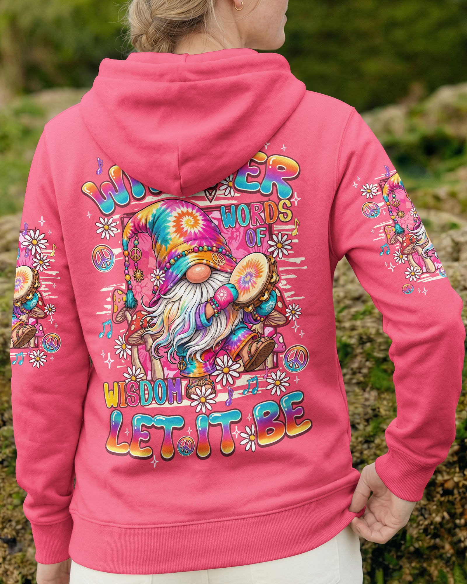 WHISPER WORDS OF WISDOM LET IT BE GNOME ALL OVER PRINT - TY2907261