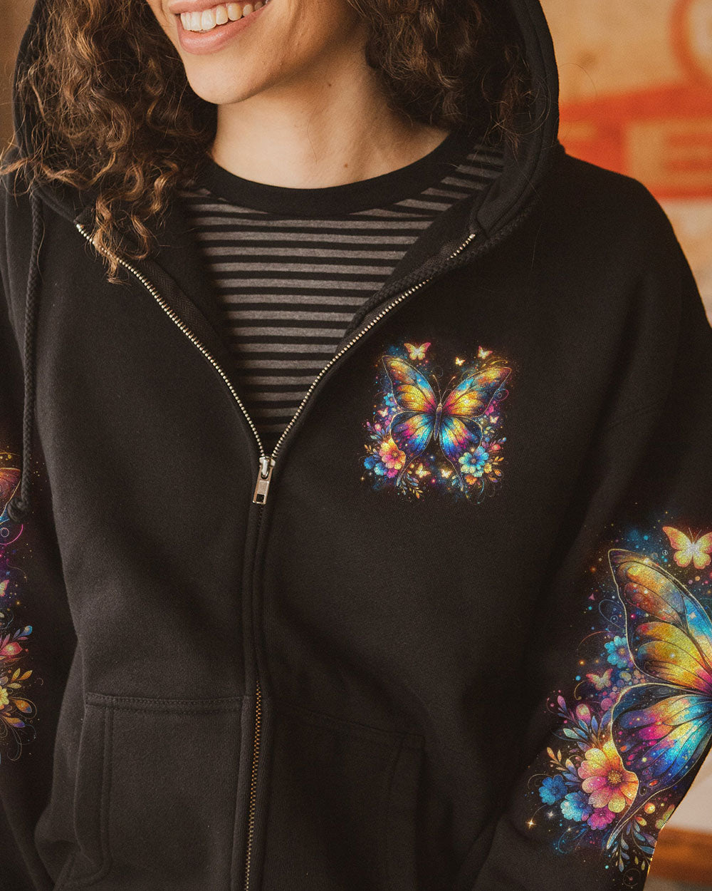 LIFE IS A TICKET BUTTERFLY ALL OVER PRINT - TY3001242