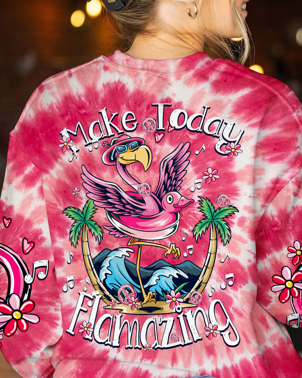 MAKE TODAY FLAMAZING TIE DYE ALL OVER PRINT - TY3006233