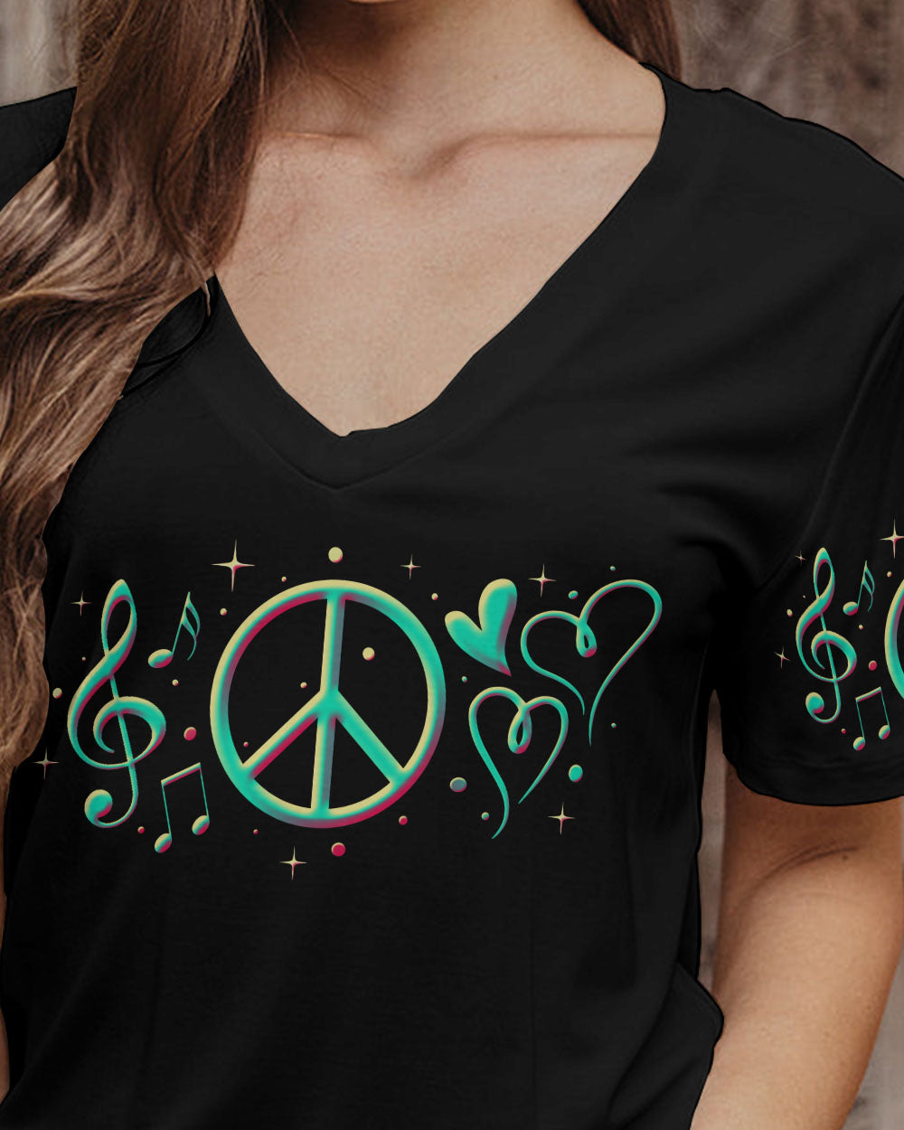 PEACE IS IN MY SOUL GUITAR ALL OVER PRINT - TY3105232