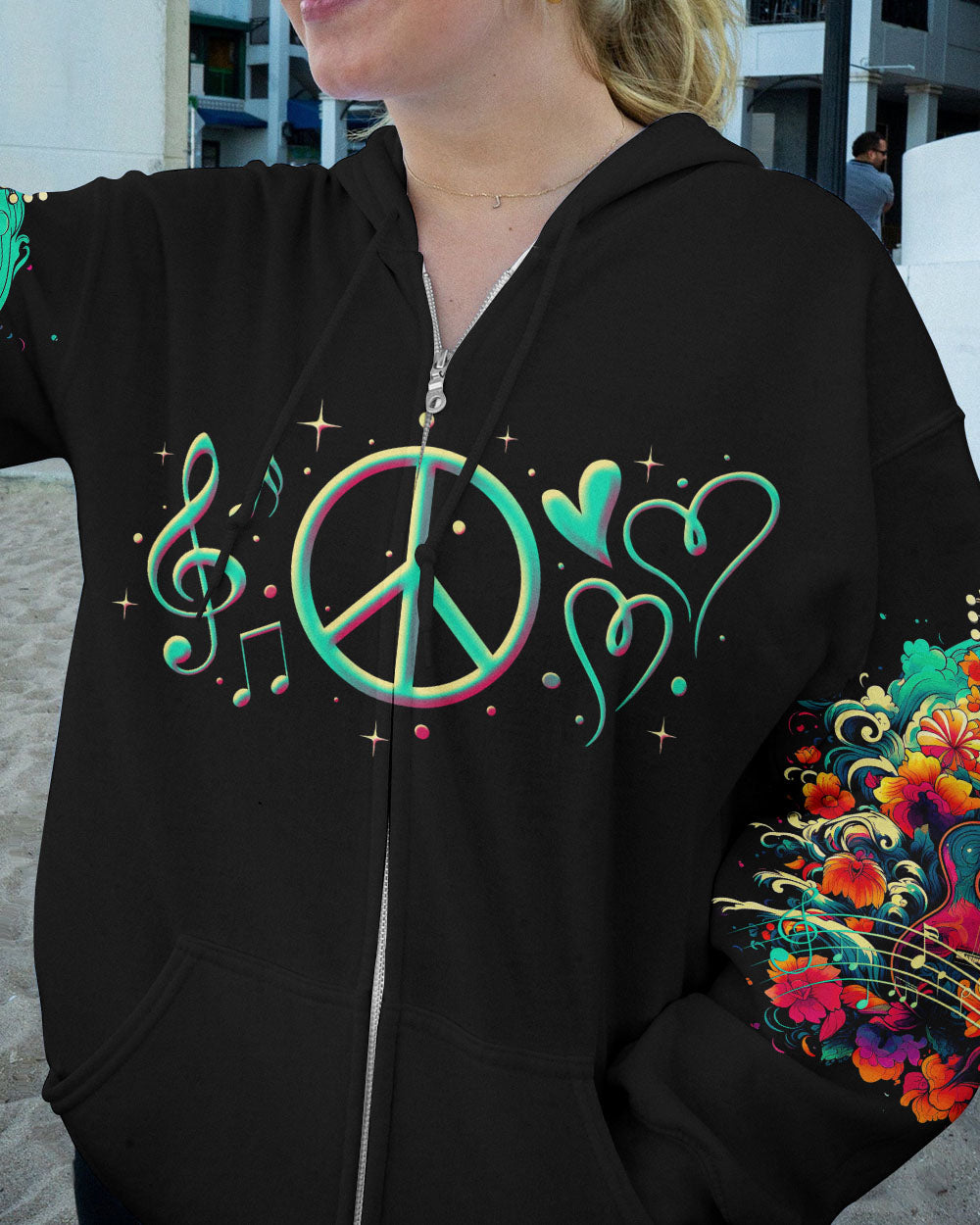 PEACE IS IN MY SOUL GUITAR ALL OVER PRINT - TY3105232