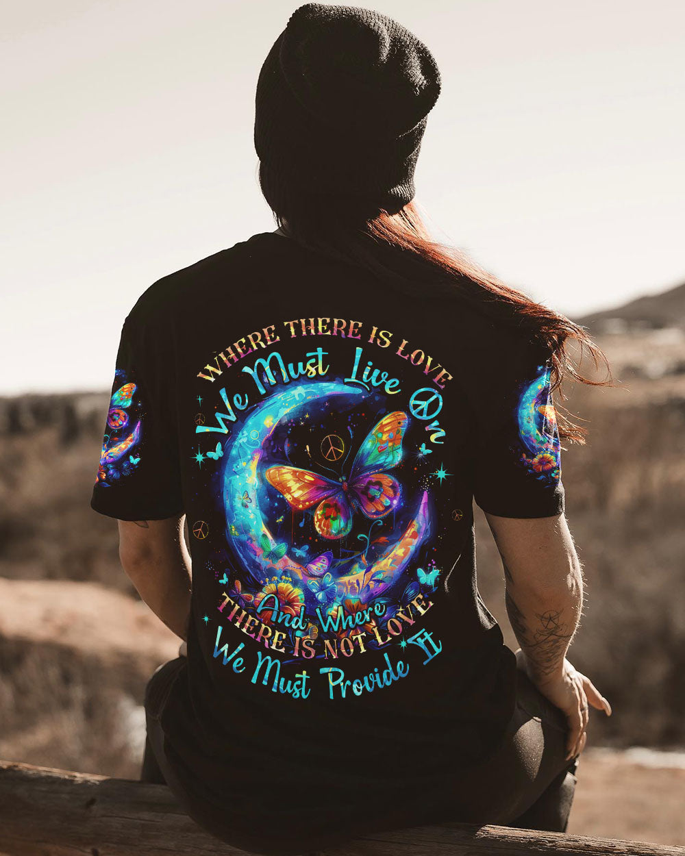 WE MUST LIVE ON BUTTERFLY ALL OVER PRINT - TYHI0103241