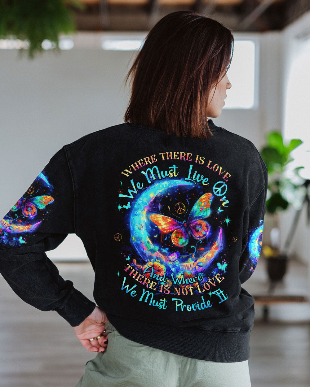 WE MUST LIVE ON BUTTERFLY ALL OVER PRINT - TYHI0103241