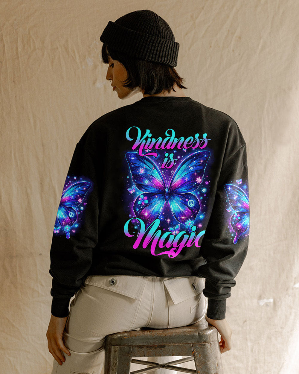 KINDNESS IS MAGIC BUTTERFLY ALL OVER PRINT - TYHI0104242