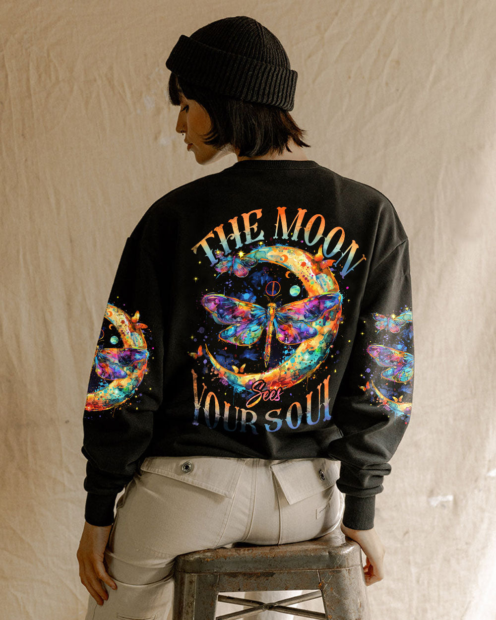 THE MOON SEES YOUR SOUL DRAGONFLY ALL OVER PRINT - TYHI0603241