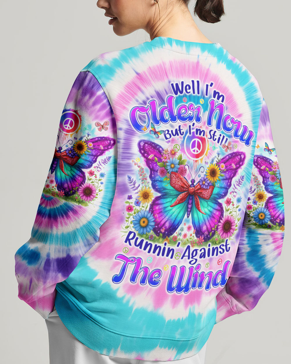 RUNNING AGAINST THE WIND BUTTERFLY TIE DYE ALL OVER PRINT - TYHI1306242