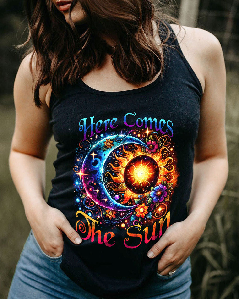 HERE COMES THE SUN ALL OVER PRINT - TYHI1504243