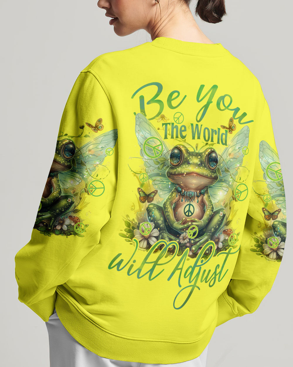 BE YOU THE WORLD WILL ADJUST FAIRY FROG ALL OVER PRINT - TYHI2003241